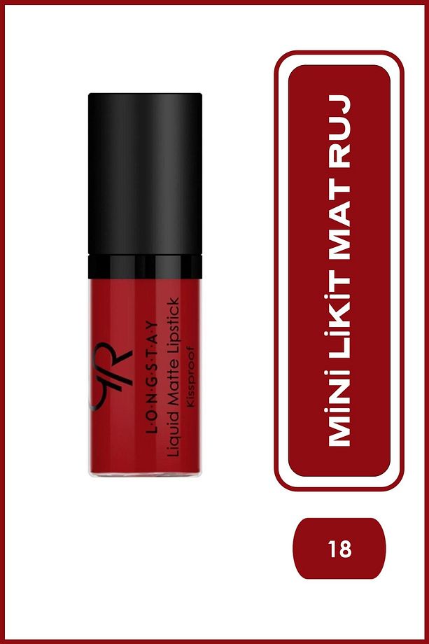 Longstay Matte Mini 18 Uzun Süre Kalıcı Likit Mat Ruj 3 ml - 1