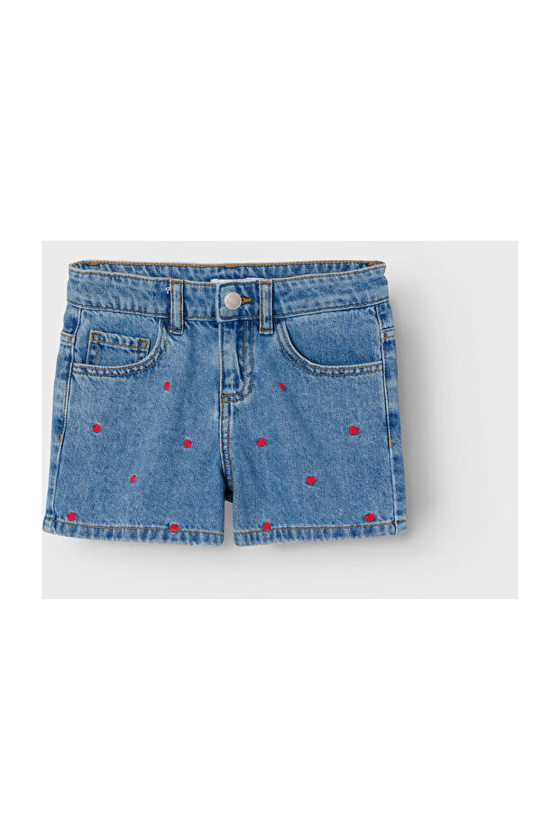 شورت جينز بقصة عادية - 4