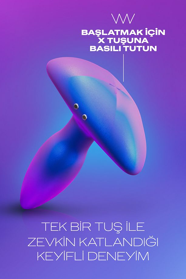 Titreşimli Anal Plug Tıkaç, Silikon, 7 Farklı Titreşim Mod, USB Şarj Edilebilir, Suya Dayanıklı, 8cm - 7