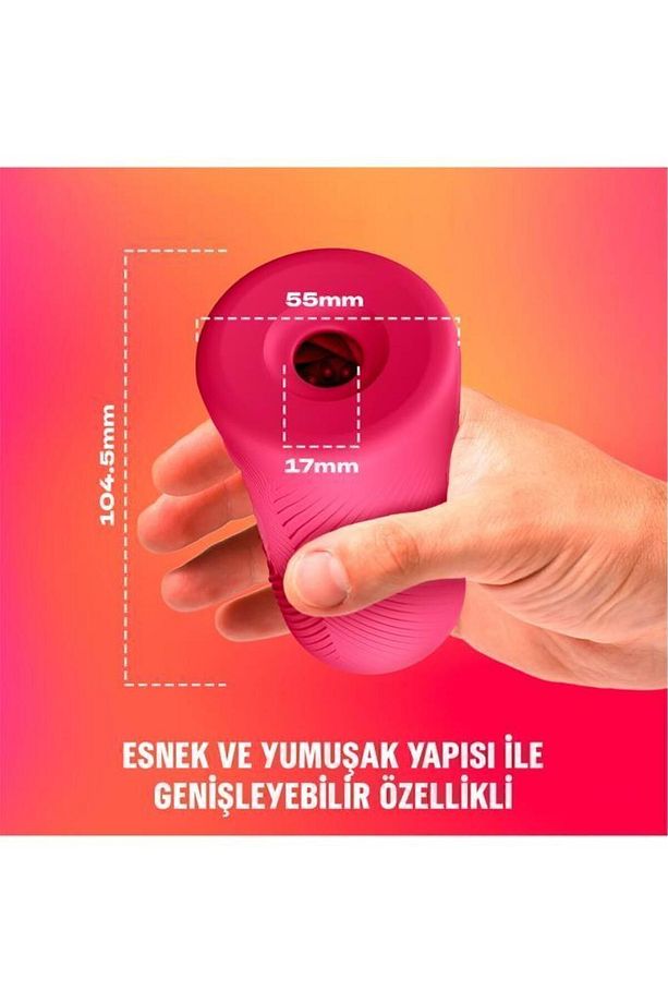 Manuel Mastürbatör, Esnek ve Yumuşak + Durex Intense Vibe Bullet Titreşimli Vibratör, Fırsat Paketi - 6