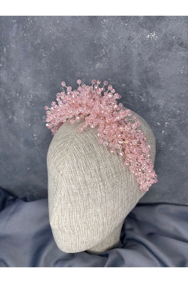 Polluxx Beaded Bridal Henna Crown Hair and Turban Accessory