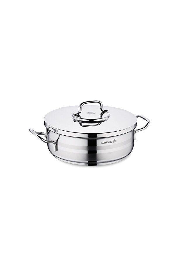 Astra 2 Steel Low Pot, 24 cm