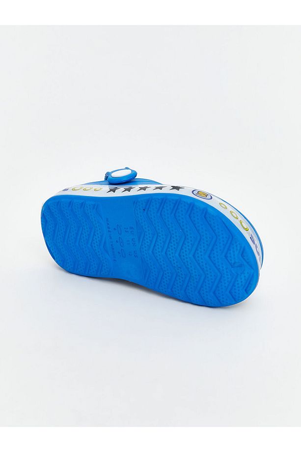 LCW STEPS Mavi Sonic Baskılı Erkek Bebek Plaj Sandaleti - 4
