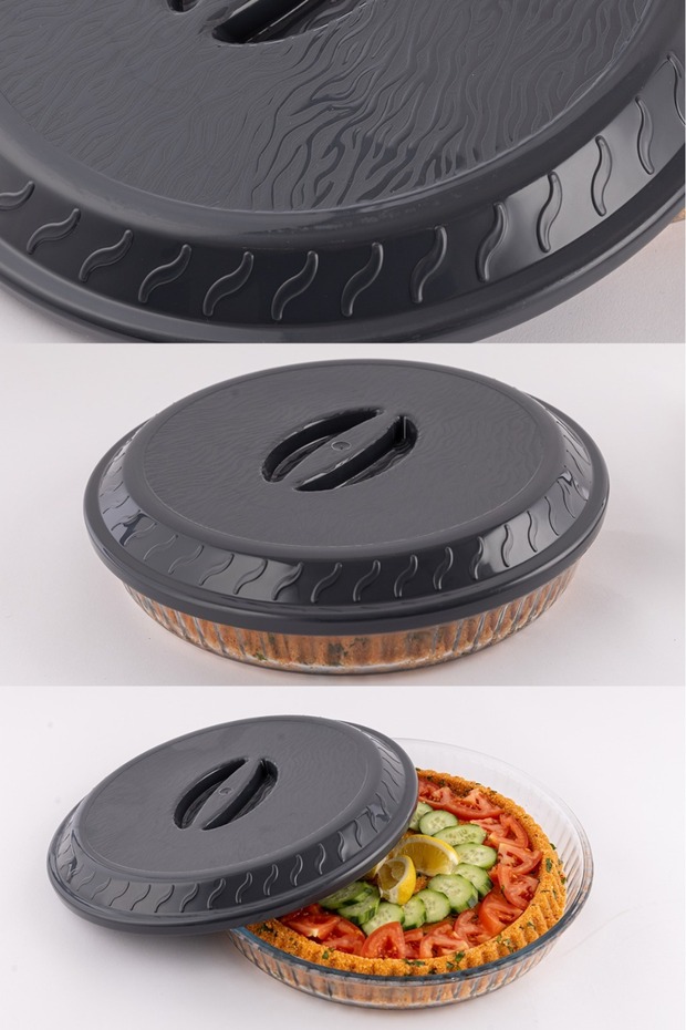 غطاء بوركام بلاستيكي دائري - غطاء بوركام منقوش - 2