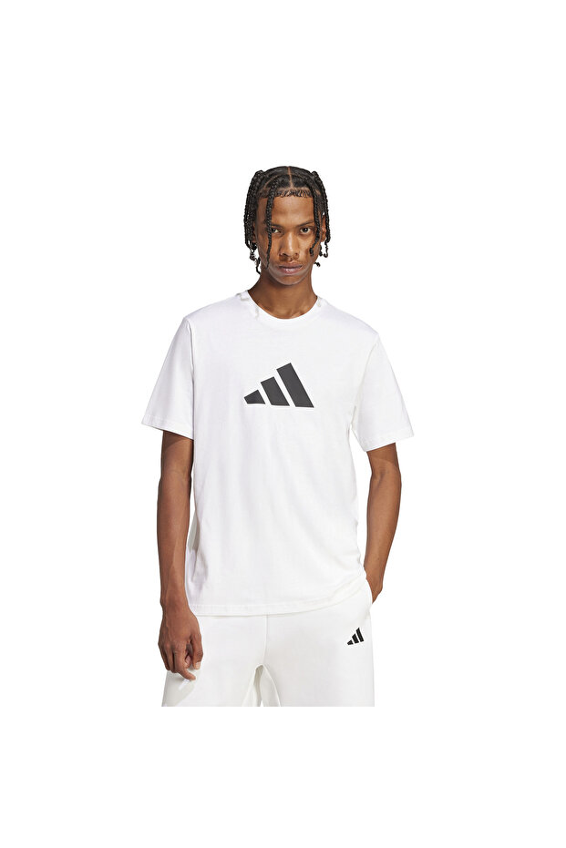 M Fi 3Bar T-Shirt White Jd4913