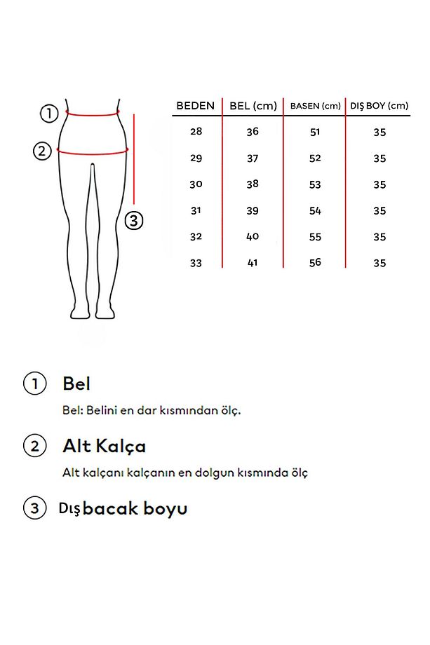 Kadın Mavi Lazer Kesim Yüksek Bel Kot Şort - 4