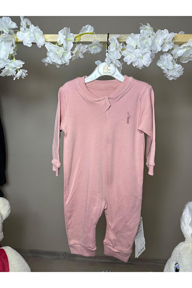 Kız Baskısız Pamuklu Tulum - 2