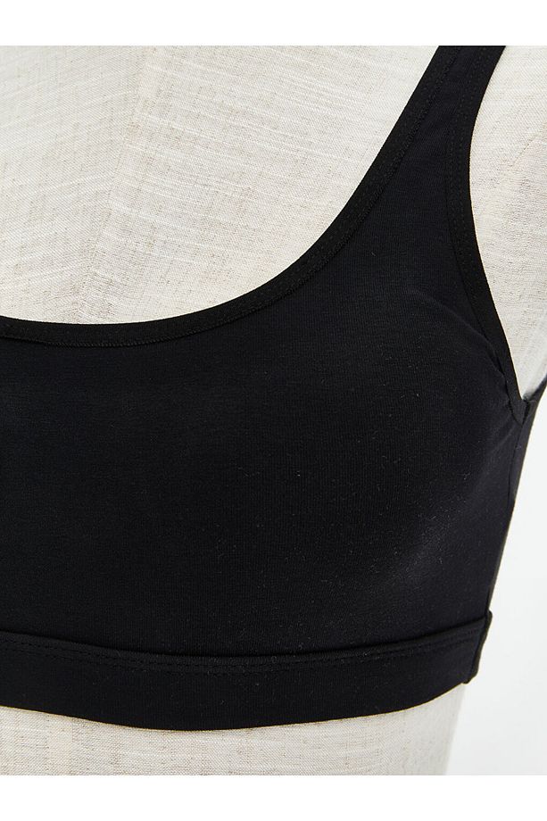 LCW Young Siyah Balensiz Pedli Düz Büstiyer 2'li Paket - 3