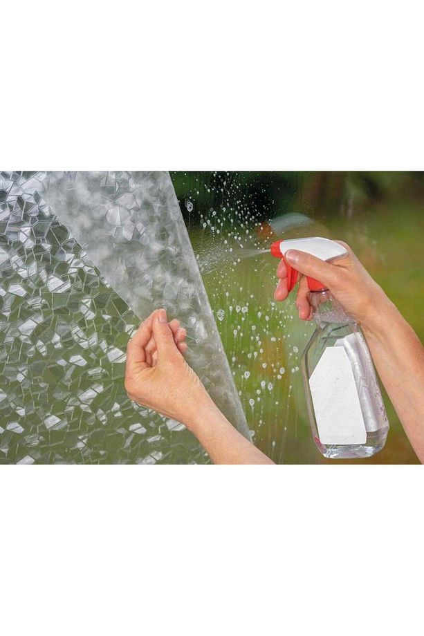 334-0037 Kuş Desenli Statik Cam Folyo (45CM X 1MT) - 4