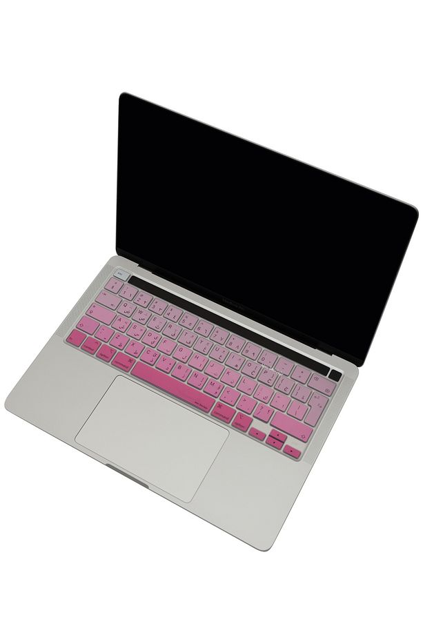 Arapça Klavye Macbook Pro Kılıf Klavye Koruyucu 13inç M1 M2 A2289 A2251 A2338 A2141 Uyumlu Gradient - 6