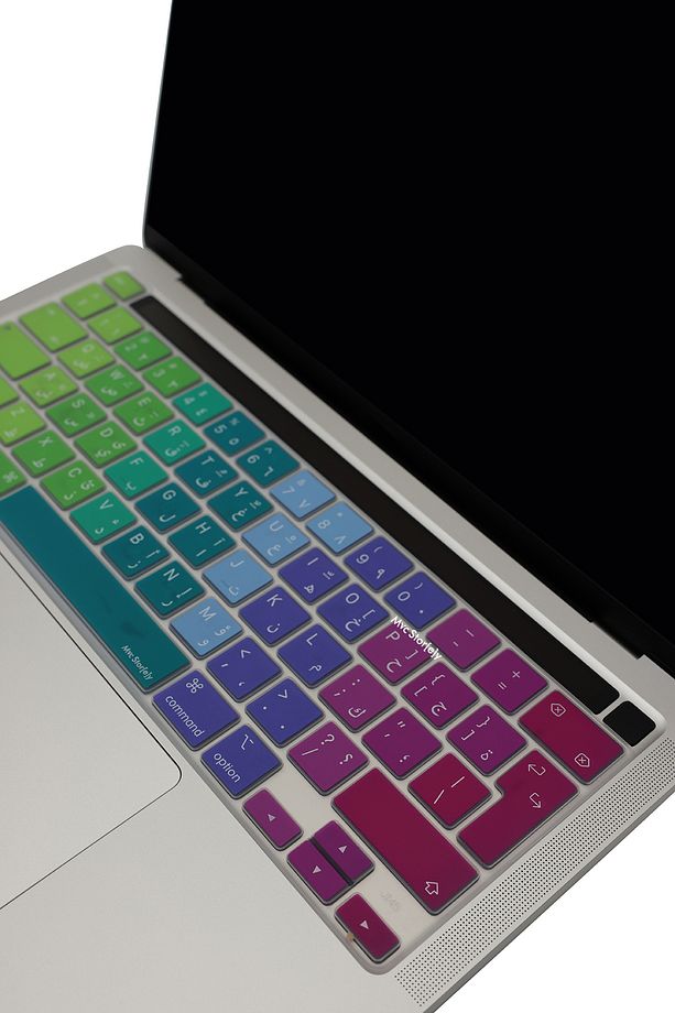 Arapça Klavye Macbook Pro Klavye Koruyucu 13inç M1 M2 Çip A2289 A2251 A2338 A2141 Ile Uyumlu Dazzle - 4