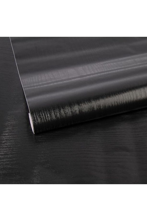 346-5180 Kendinden Yapışkanlı Siyah Ahşap Desen Folyo - 3