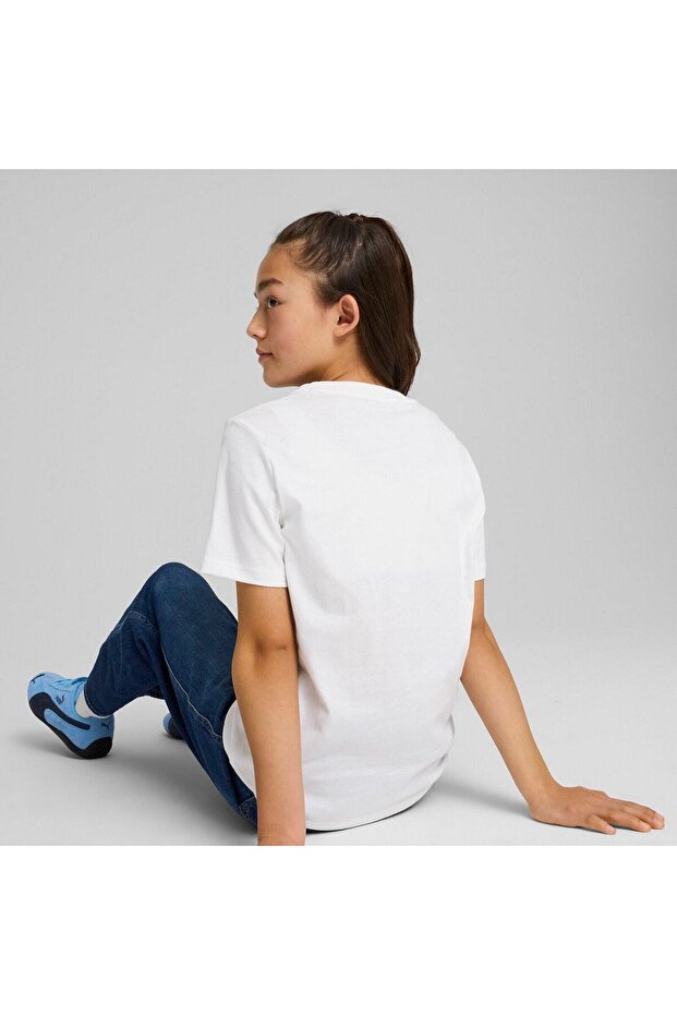 Tricou Ess No. 1 Logo Tee G, Alb, Copii - 2