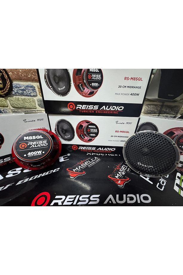 20cm Midrange Hoparlör – M8sql Midrange 20cm 400watt 175rms Uyumlu - 3
