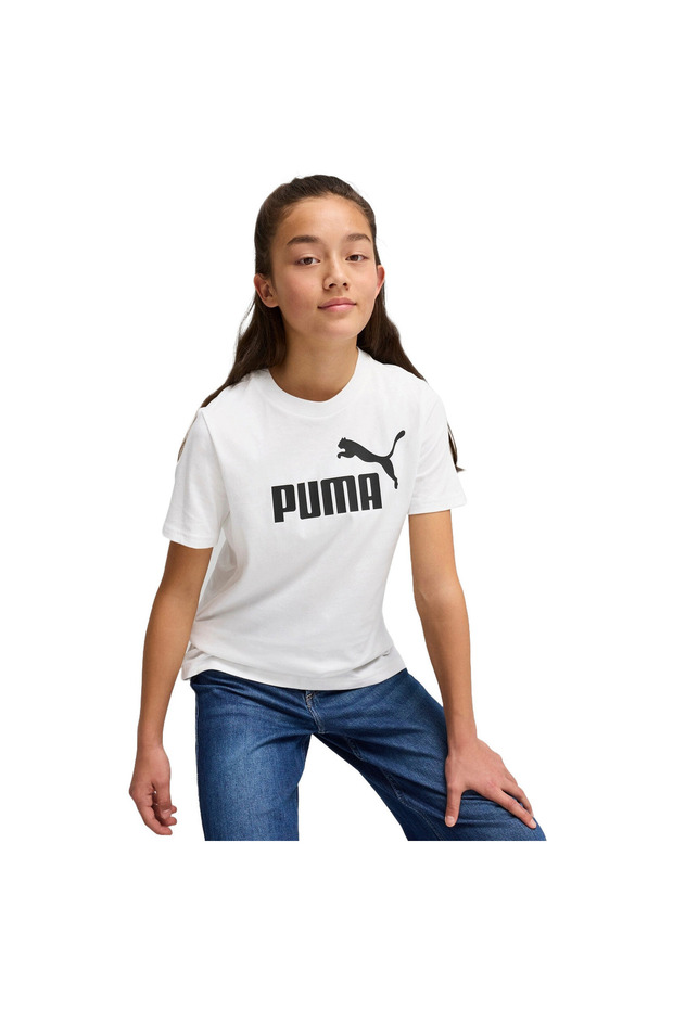 Tricou Ess No. 1 Logo Tee G, Alb, Copii - 1