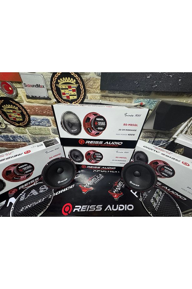 20cm Midrange Hoparlör – M8sql Midrange 20cm 400watt 175rms Uyumlu - 7