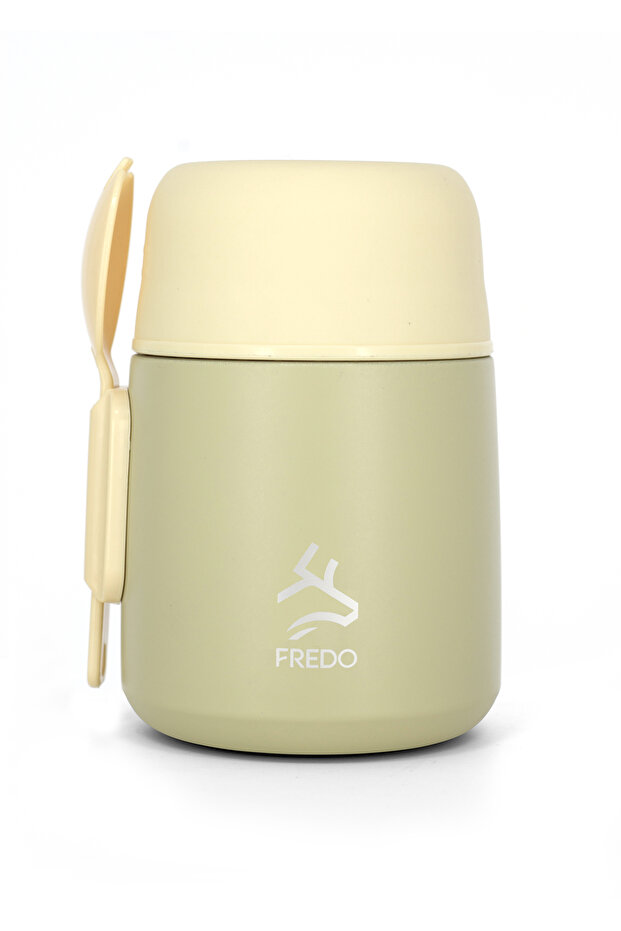 Baby Food Container & Food Storage Thermos, Keeps Hot for 8 Hours, Cold for 12 Hours, Ice for 48 Hours, 500 ml Cream