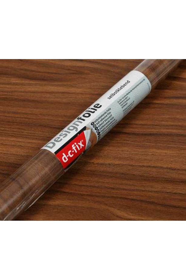 346-0037 Kendinden Yapışkanlı Ceviz Ahşap Model Folyo - 3