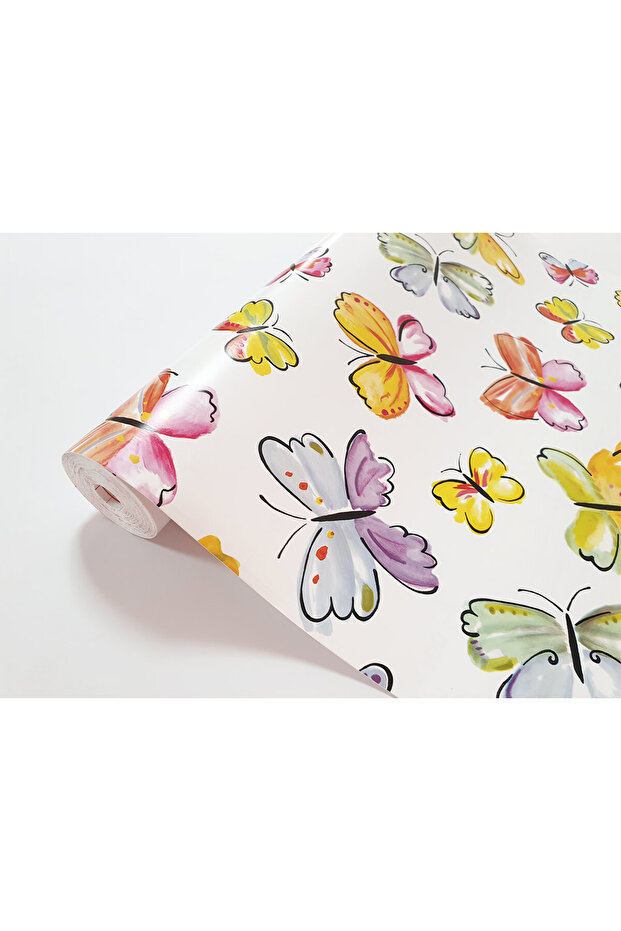 346-0377 Kelebek Desen Dekoratif Yapışkanlı Folyo - 3