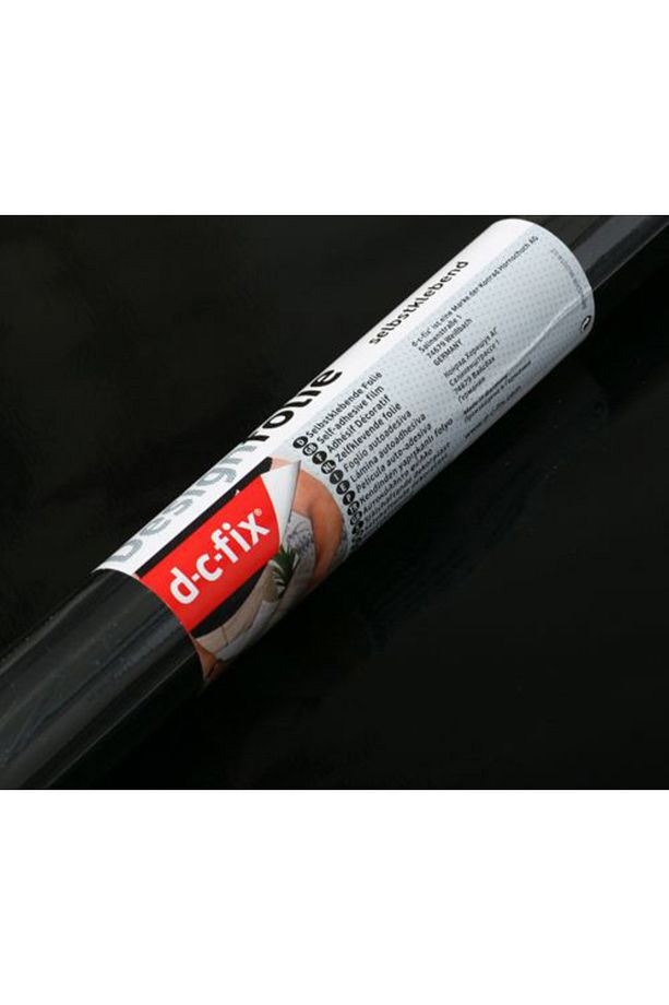 346-0010 Parlak Düz Siyah Kendinden Yapışkanlı Folyo 45cm X 1mt - 8