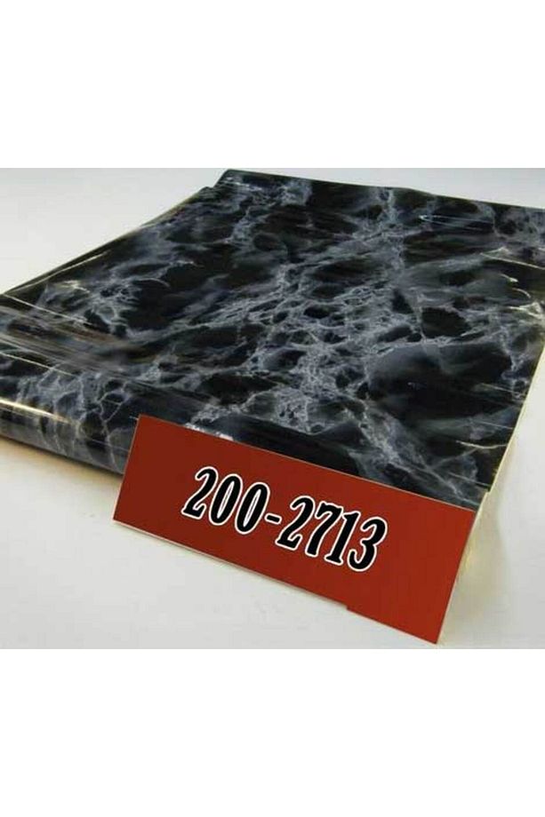 346-2713 Siyah Mermer Desen Kendinden Yapışkanlı Folyo - 3