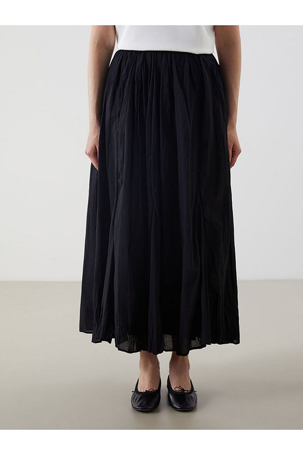 LCW Modest Siyah Beli Lastikli Vual Etek - 2