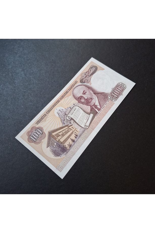 3996367e8805b7d24e F09 000363 7.Emisyon 100 Türk Lirası ÇİL eski kağıt para - 4