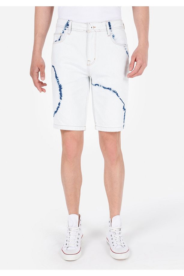 Regular Fit Orta Bel  Erkek Natural Jean Şort - 4