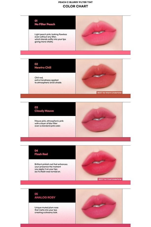 Blurry Filter Tint Lip To Cheek - Dudak & Yanak Renklendirici Tint - 03 Cloudy Mauve - 4