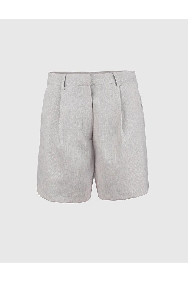 Amadea Gri Kadın Şort - 3