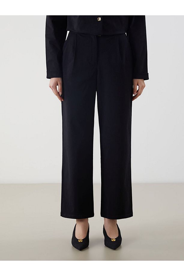 LCW Modest Siyah Loose Fit Kadın Pantolon - 2