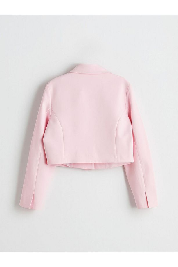 LCW Kız Çocuk Crop Blazer Ceket - 3