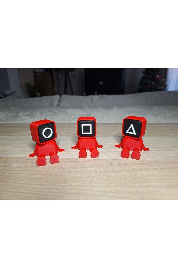 Squid Game Hareketli Squid Adamlar 3'lü Set - Squid Hareketli Adamlar - 2
