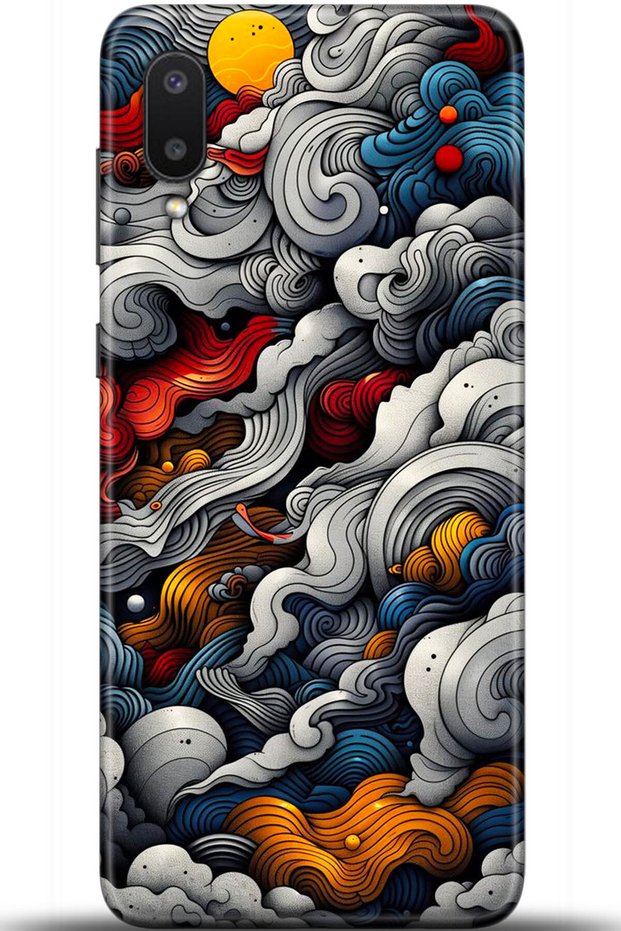 Samsung Galaxy A02 Case Hd Printed Case - Custody Series 5436