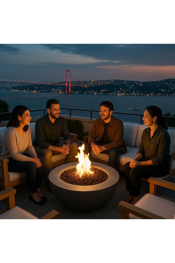 Yuvarlak ateş çukuru - 3