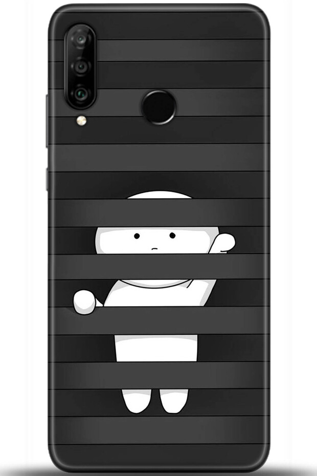 Huawei P30 Lite Case Hd Printed Case - Custody Series 5478