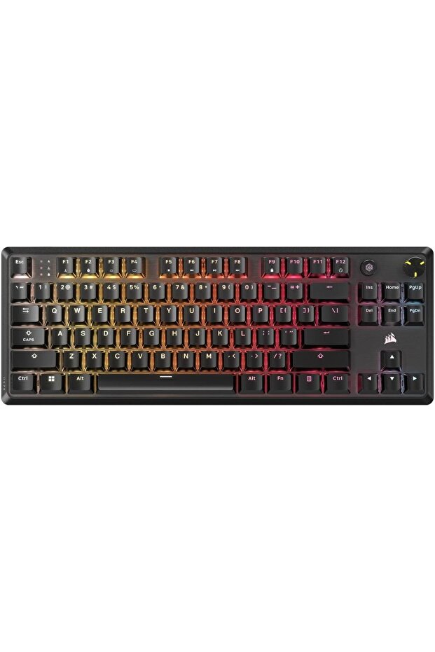 Corsair K70 Core TKL Mechanical Gaming Keyboard, MLX Red v2 Linear Switches, Sound Dampening - 1