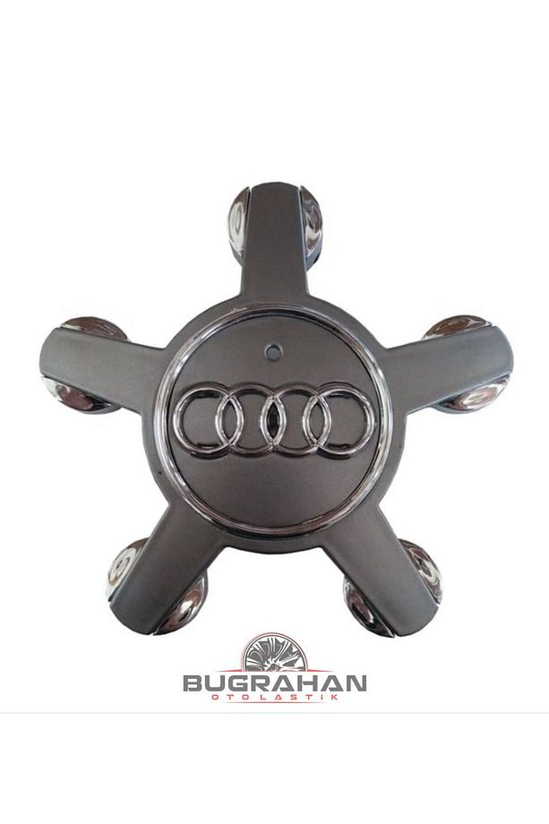 AUDİ Ahtapot 5 Kol Jant Göbeği Kapağı 4 Adet (A3-A4-A4L-A6-A6L-A7-A8-Q5-TT Uyumlu) A Kalite - 4
