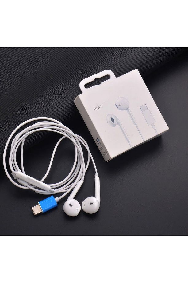 İphone 15 Pro 16 Plus 16 Pro Max Uyumlu Kulaklık Type-c Uyumlu Tak Çalıştır Bluetooth Gerektirmez - 2