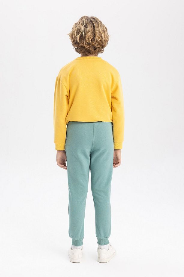 Erkek Çocuk Beli Paçası Lastikli Basic Düz Jogger Eşofman Altı B5754a824sp - 6