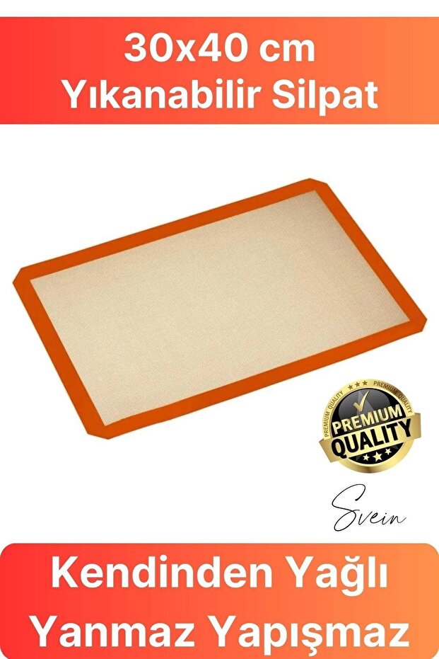 Professional Silicone Cooking Mat - Bakable, Fireproof and Non-Stick