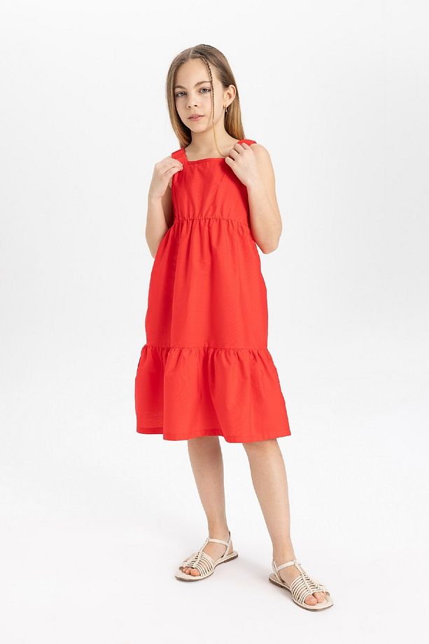 Kız Çocuk Poplin Askılı Elbise B4476a824sm - 3