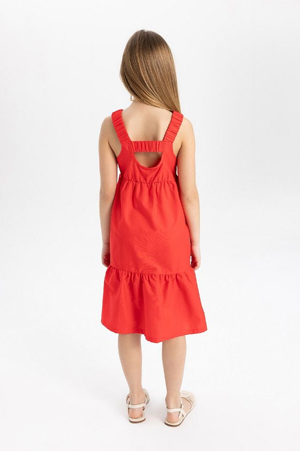 Kız Çocuk Poplin Askılı Elbise B4476a824sm - 5