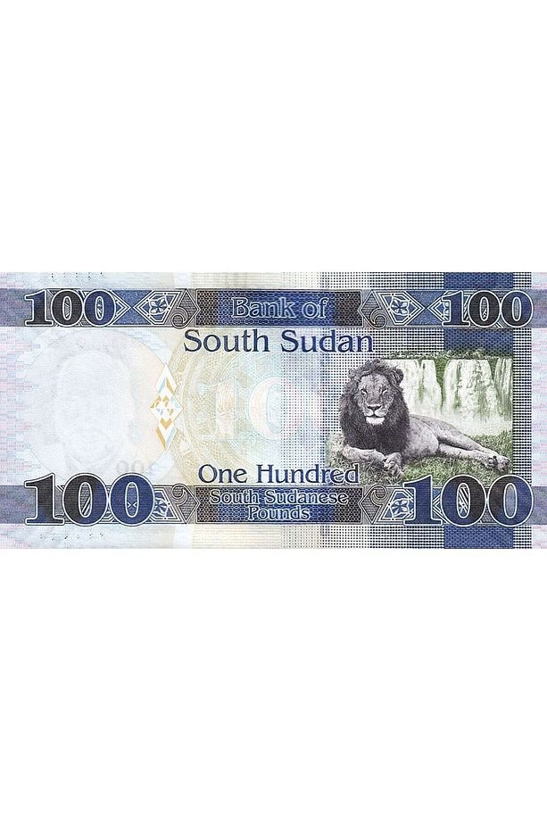 GÜNEY SUDAN 100 POUND 2019, P#15d, ÇİL, ESKİ YABANCI KAĞIT PARA - 3