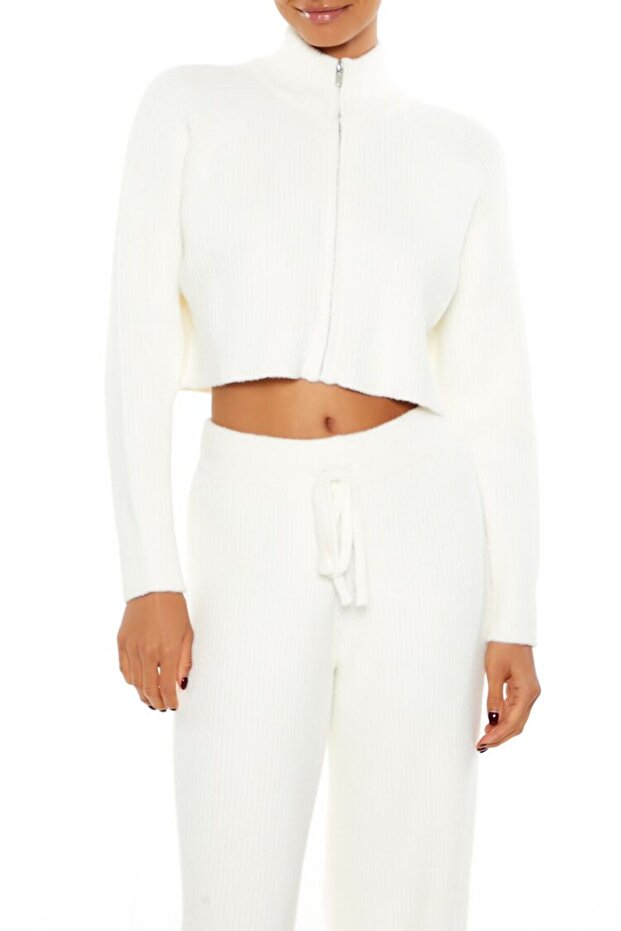 Ribanalı Triko Hırka - 2