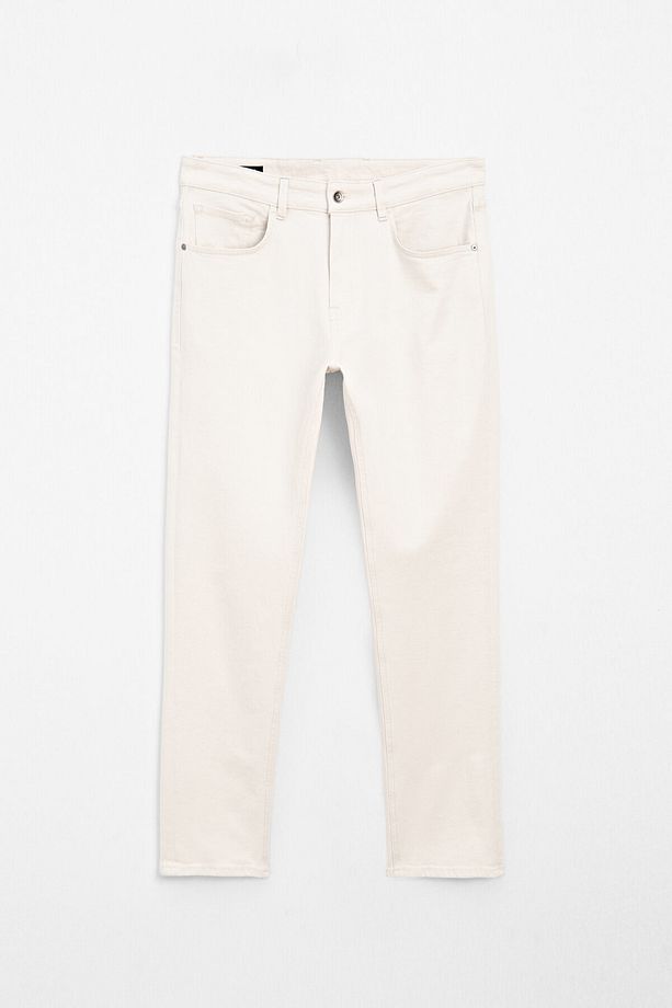 Pamuklu tapered fit jean - 6