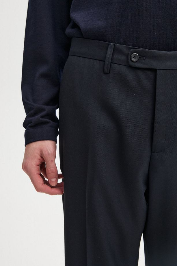 Yün karışımlı kumaş pantolon - 2
