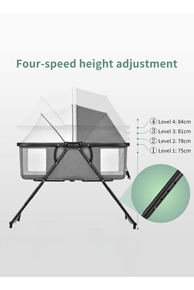 Movable portable crib with multi-function - 5