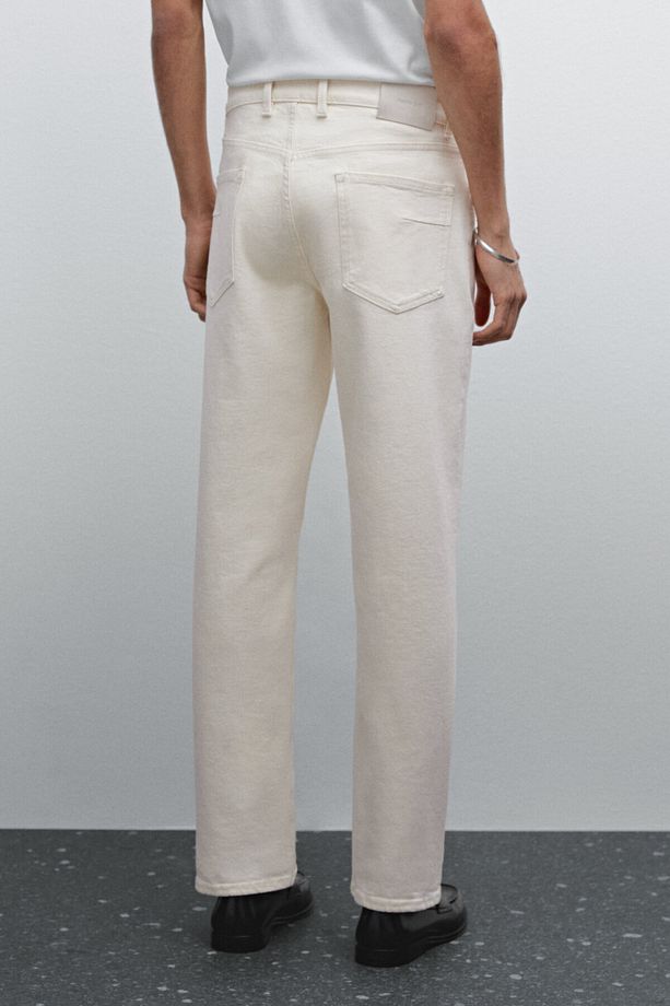 Pamuklu tapered fit jean - 3