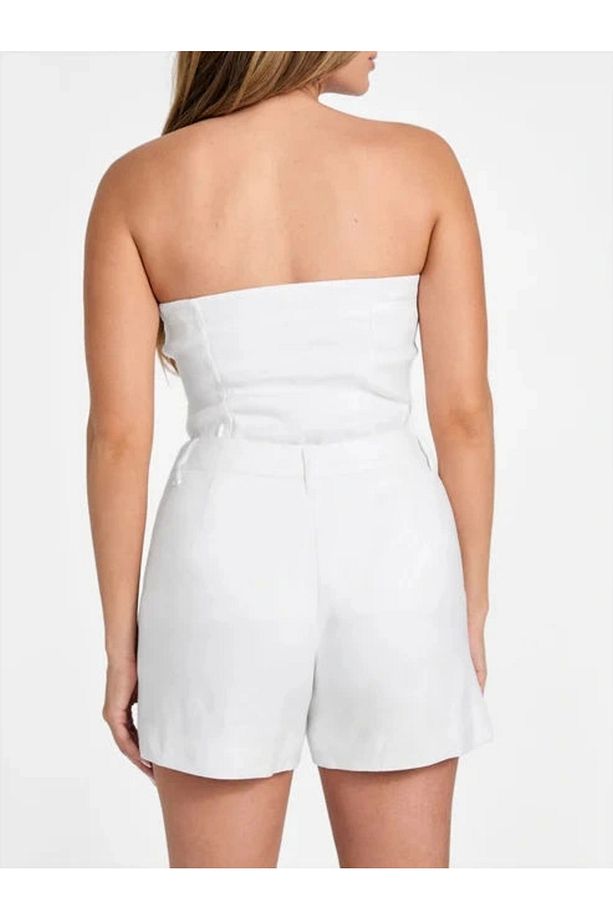 Isabeau Lının Short Kadın Beyaz Şort W5gd1wwh5l2-g011 - 5